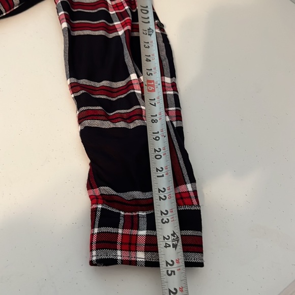 Plaid Red and Black Button Down BLL Nyc Size L - Picture 10 of 13